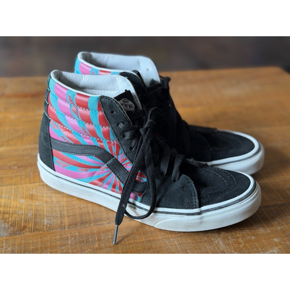 VANS Sk8-Hi Retro Mart Mens 7 Womens 8.5 Black Blue Red VN0A32QG4UB